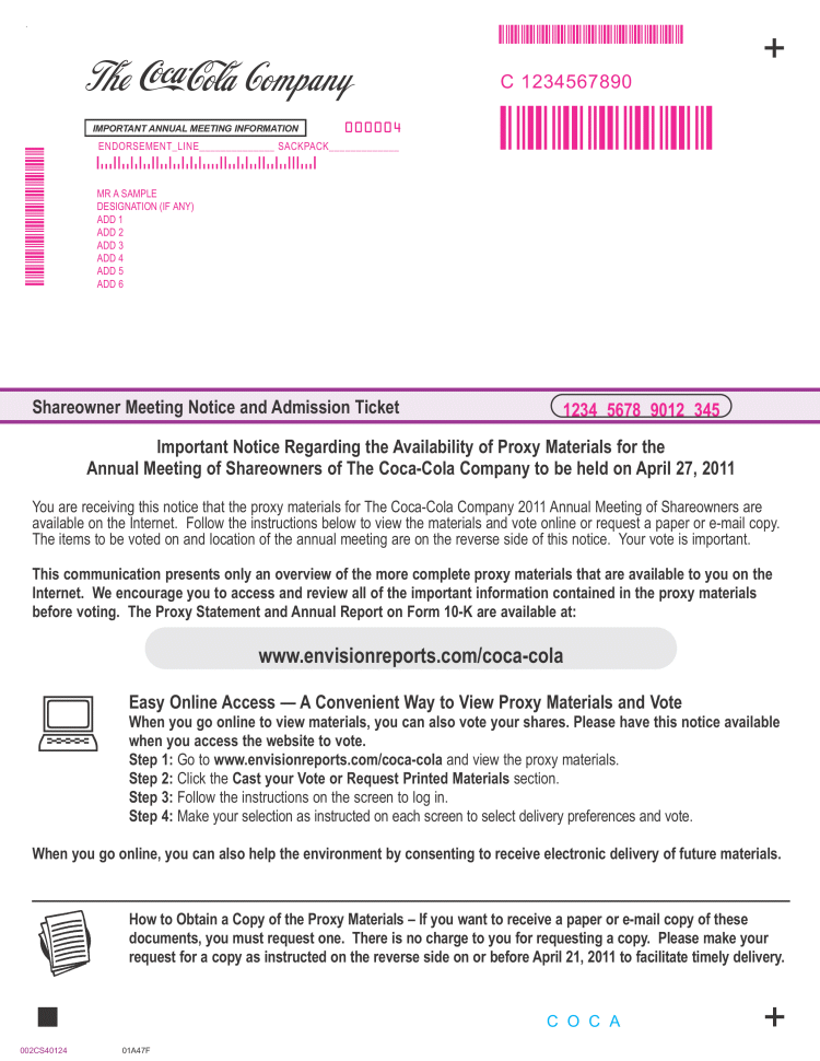 (PROXY CARD)